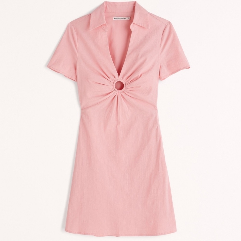 Abercrombie & Fitch Bubblegum Pink
O-Ring Shirt Dress S